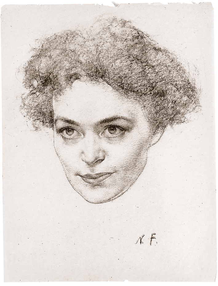  Nicolai Ivanovich Fechin —— 女人肖像 (5)